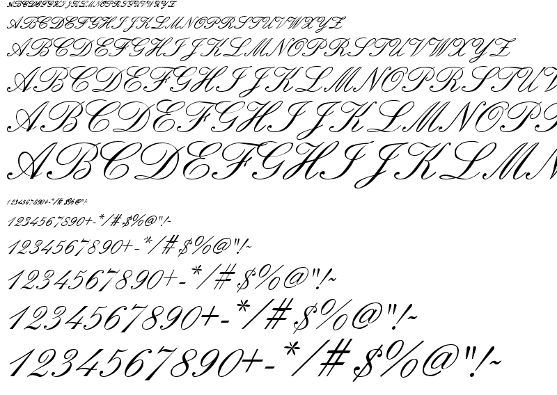 11 Example Calligraphy Fonts Images Script Font Samples Script Type 