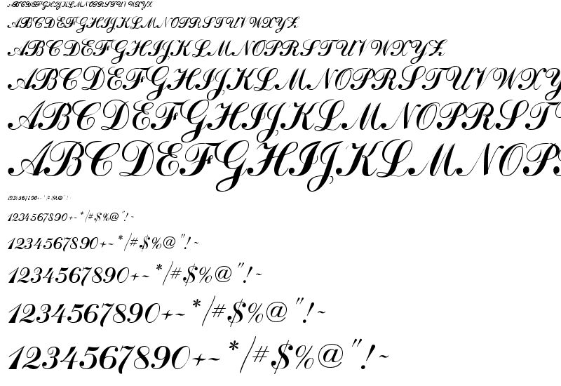 Script Font Examples Script Font Examples