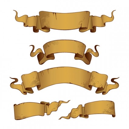 Scroll Ribbon Banner Vector Free Scroll Ribbon Banner Vector Free