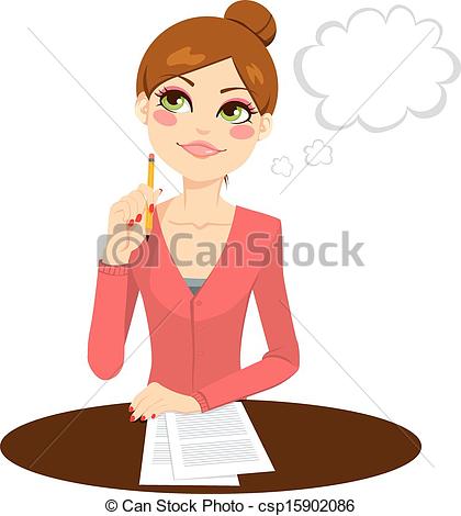 Secretary Clip Art Drawing