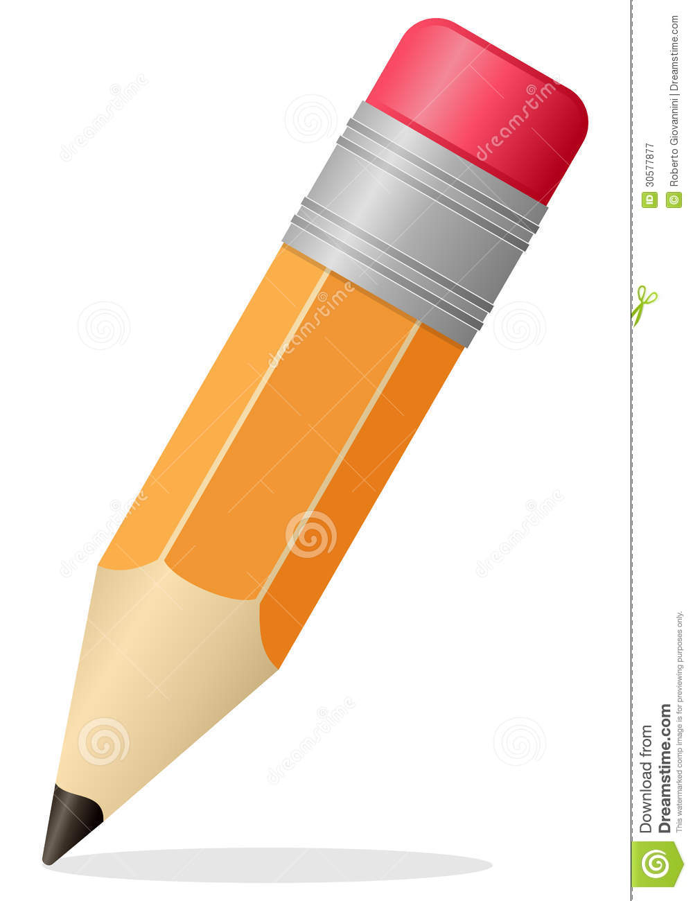 Small Pencil Icon White