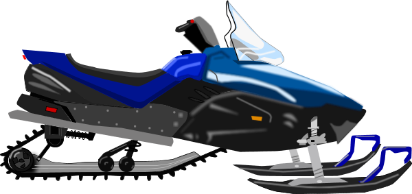 Snowmobile Vector Clip Art