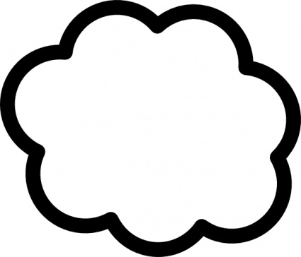 Thought Cloud Clip Art
