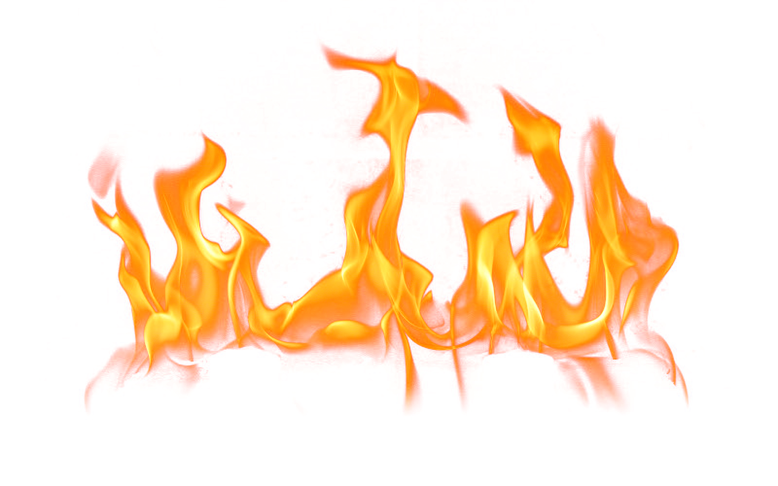 Transparent Fire Flames