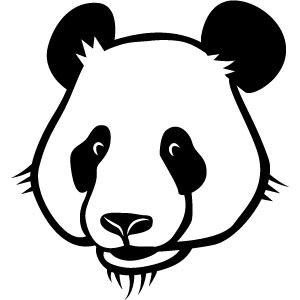 Transparent Vector Panda Bears