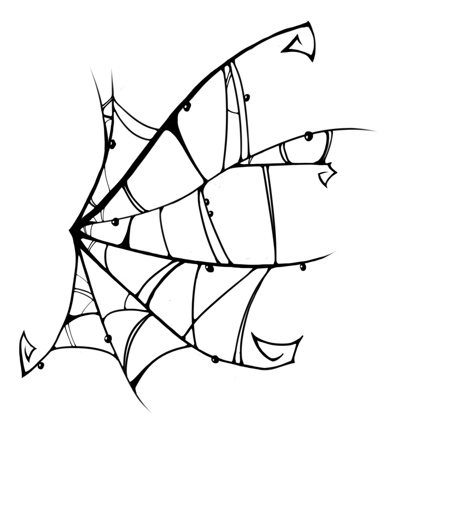 Tribal Spider Web Tattoo Designs