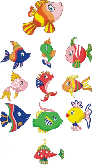 Tropical Fish Embroidery Designs