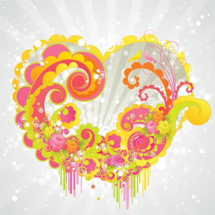 Valentine Heart Desktop Wallpaper Flowers