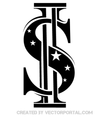 Vector Dollar Sign Clip Art