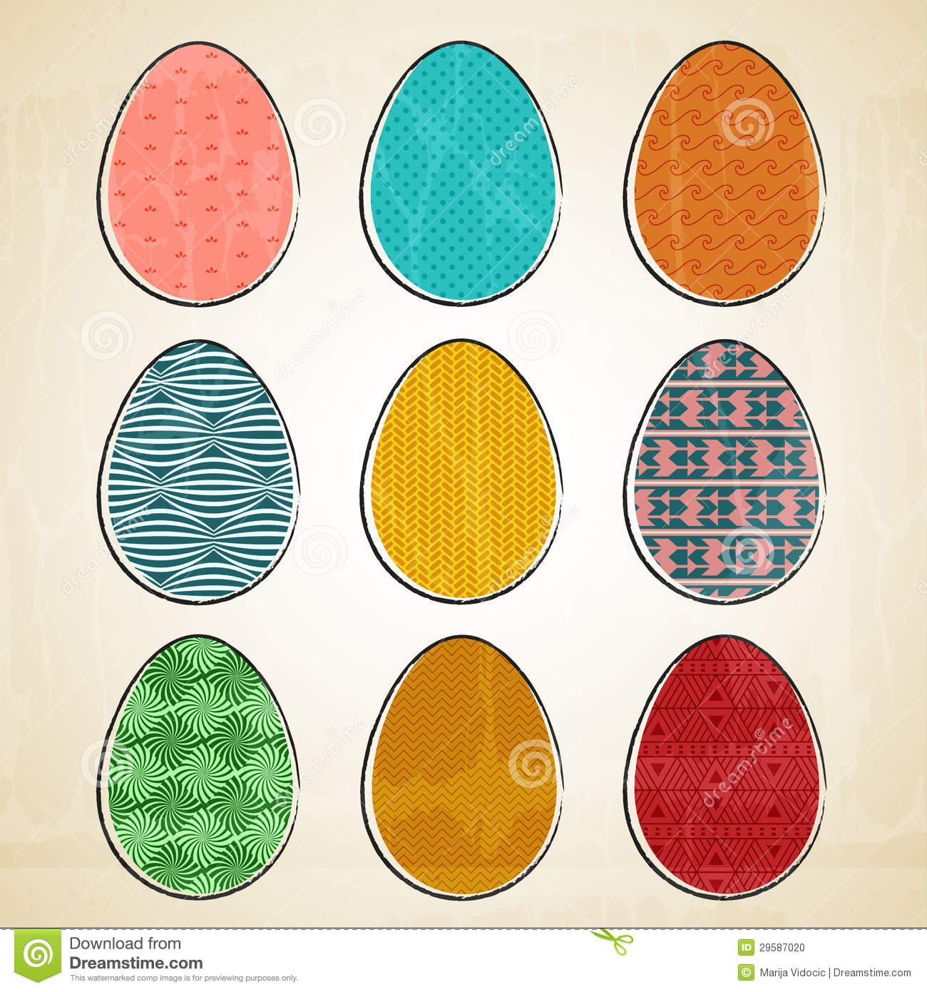 Vector Easter Eggs