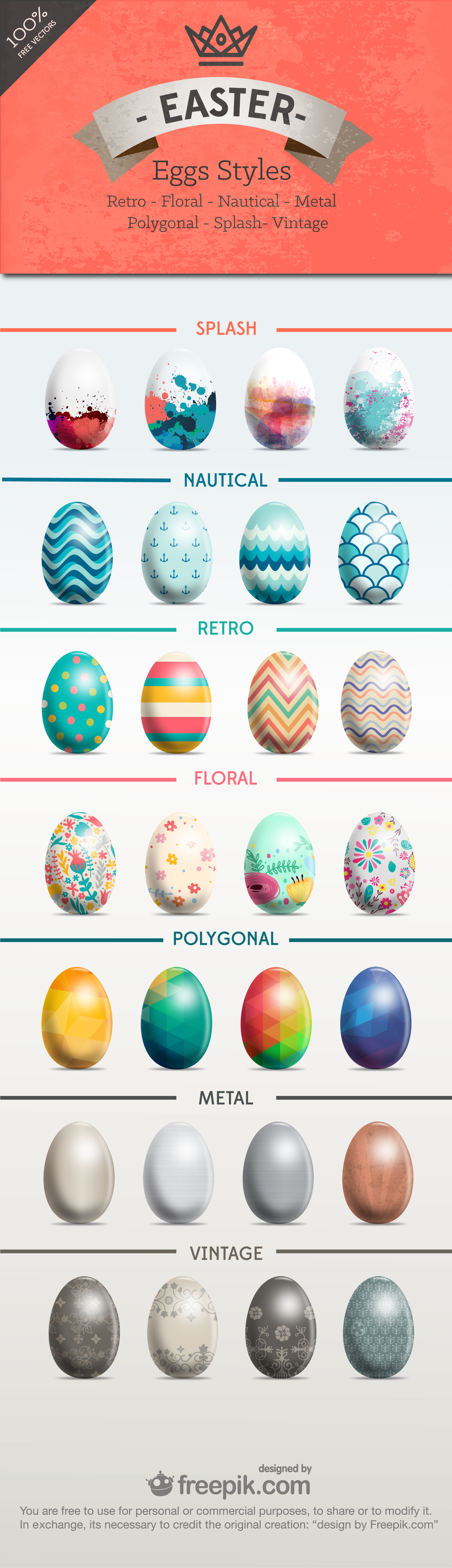 Vector Easter Eggs