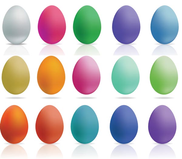 Vector Easter Eggs