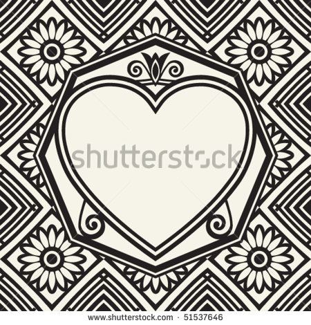 Vector Heart Flourish