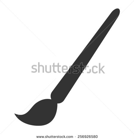 Vector Paint Brush Clip Art