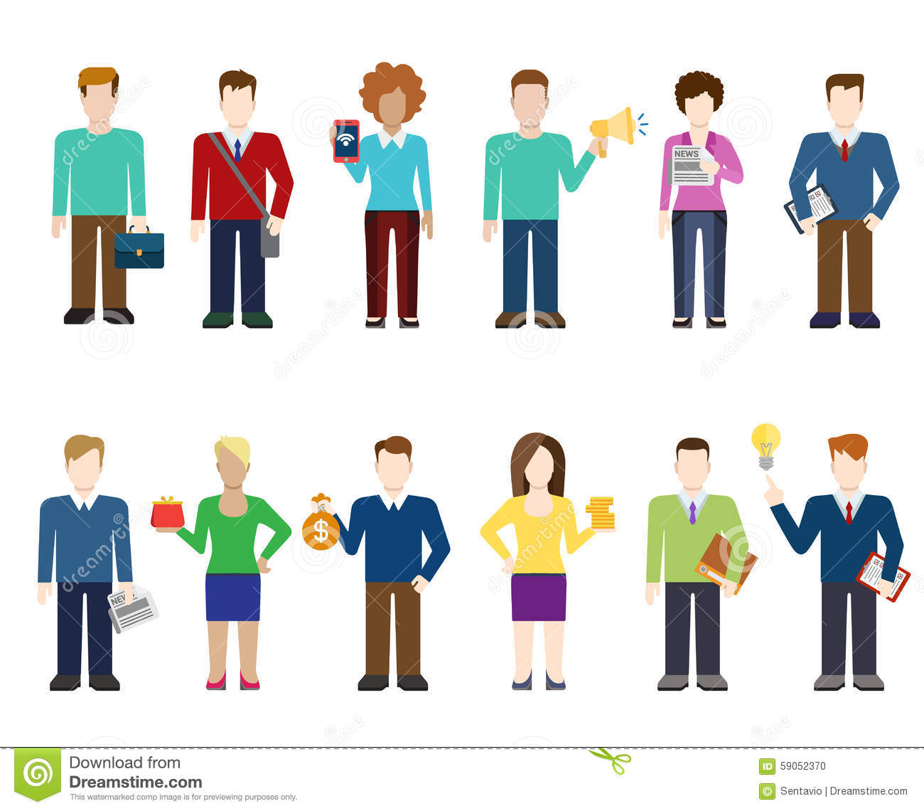 Vector Person Icon Flat