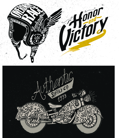 Vintage Motorcycle Free Vector Graphics