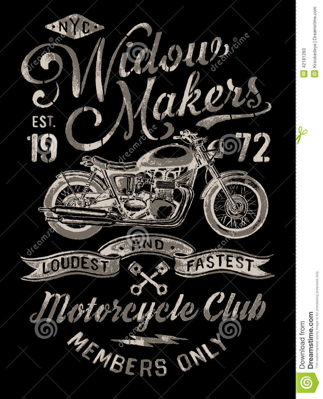 Vintage Motorcycle Graphics