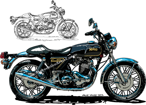 16 Vintage Motorcycle Vector Graphics Images