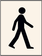 Walking Man Sign