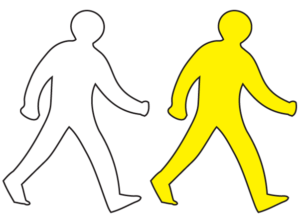 Walking Man Symbol Walking Man Symbol