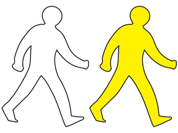 Walking Man Symbol