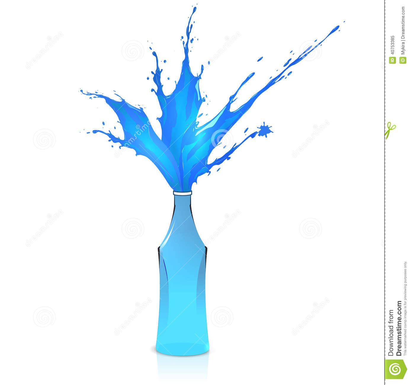 Water Splash Vector Illustration