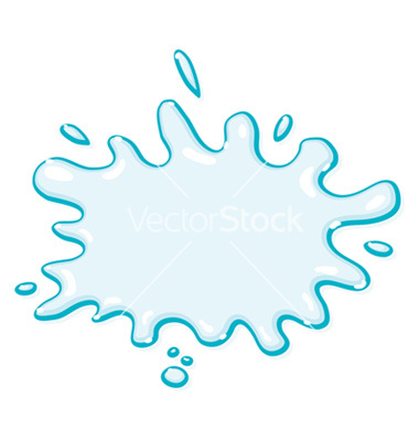 Water Splashes Vector Art