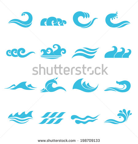 Water Wave Vector Illustration Water Wave Vector Illustration
