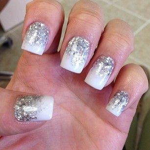 White and Silver Nail Designs