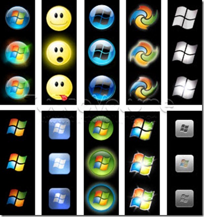 Windows 7 Start Button Orbs