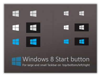 Windows 8 Start Button BMP