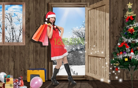 Women Christmas Shopping Images Free