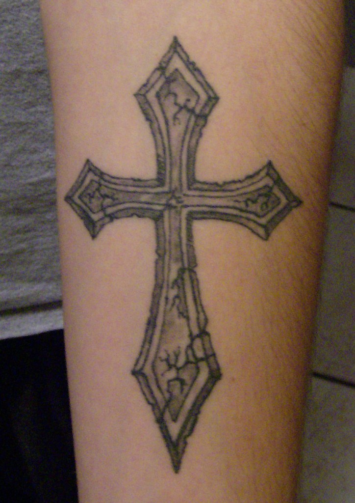 Wooden Cross Tattoo Designs