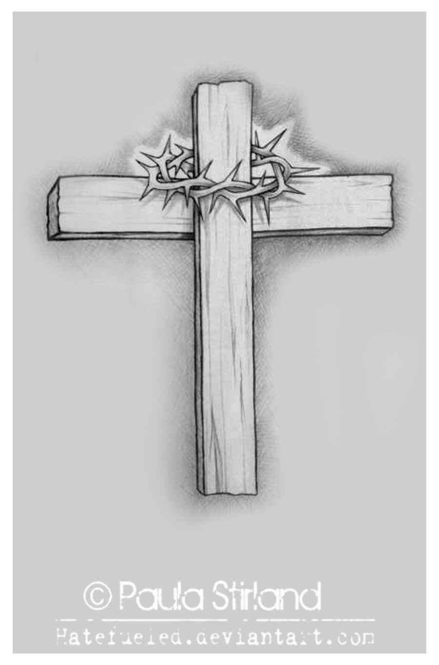 Wooden Cross Tattoo Designs