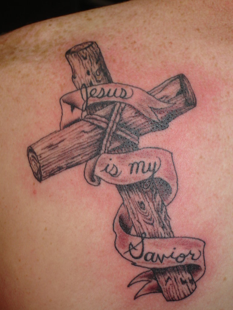 Wooden Cross Tattoos