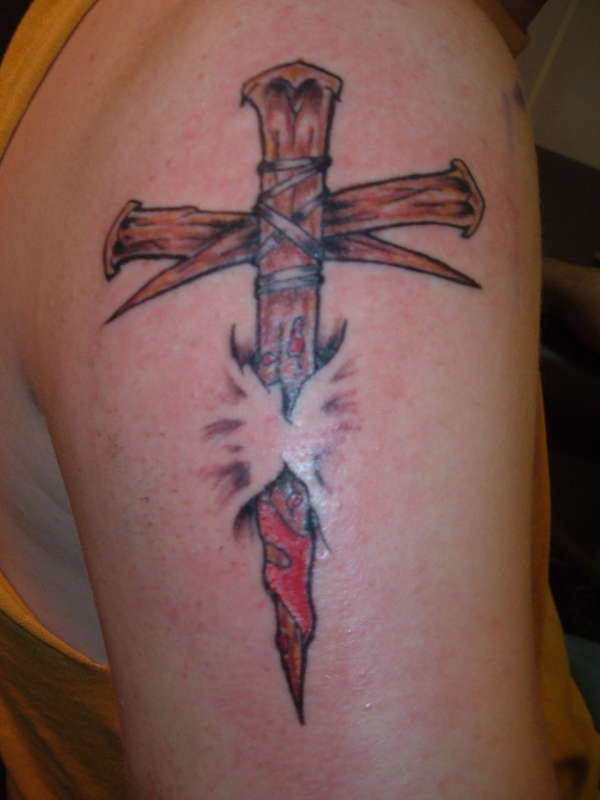 Wooden Cross Tattoos