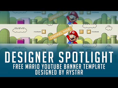YouTube Banner Template Free