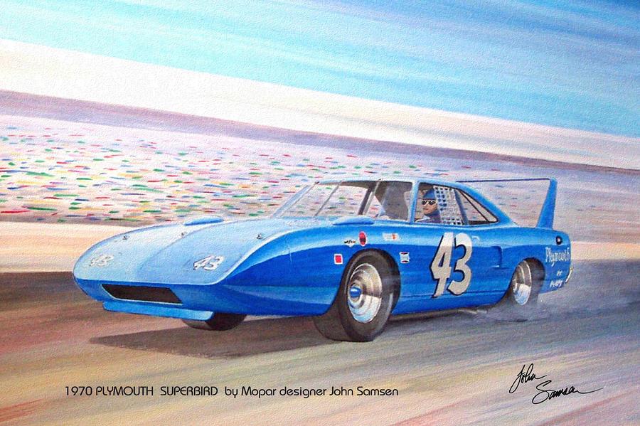 1970 NASCAR Cars Drawings