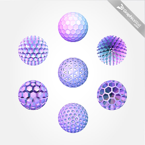 3D Sphere Vector