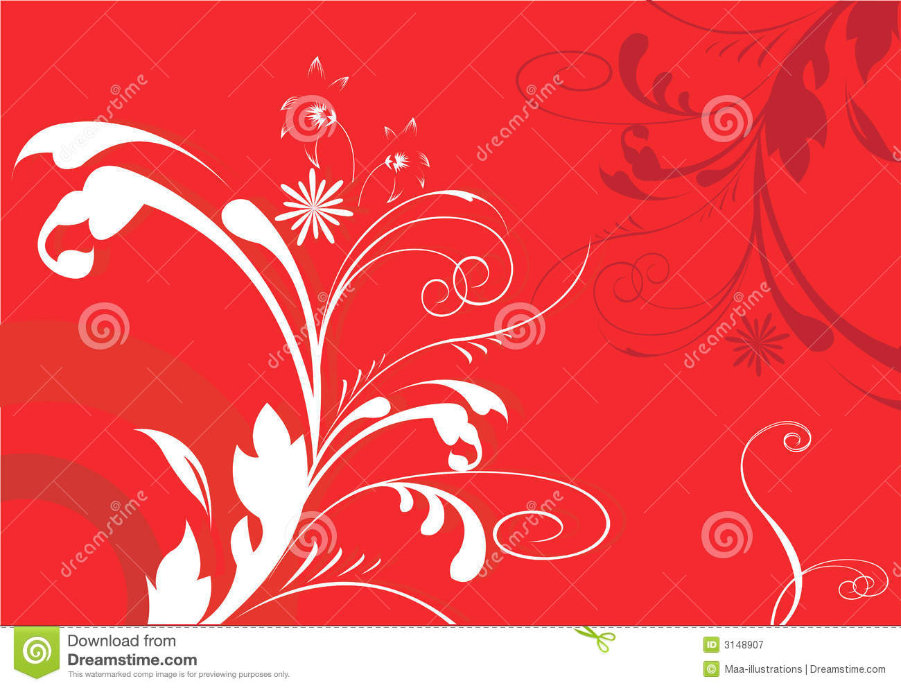 Abstract Floral Design