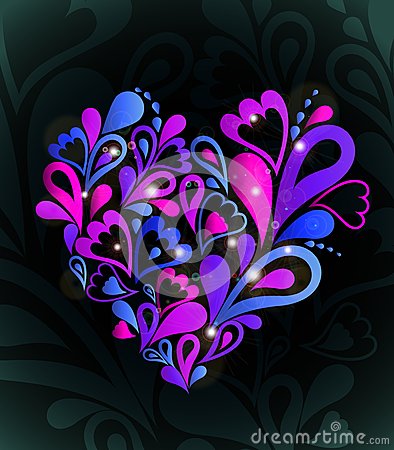 Abstract Heart Vector