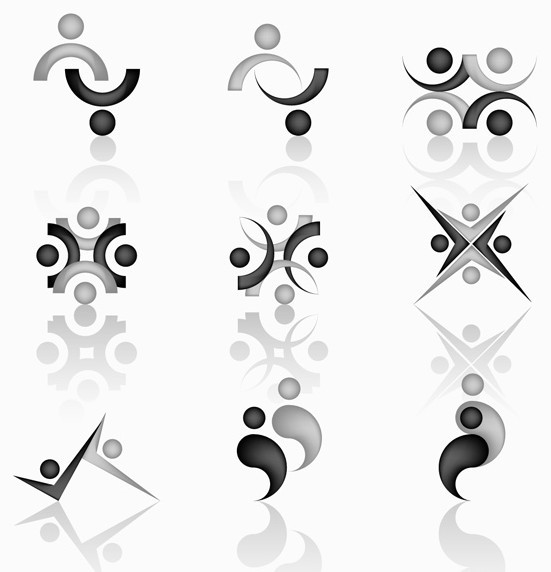 Abstract People Logo Designs