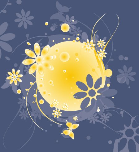 Abstract Sphere Vector Graphics