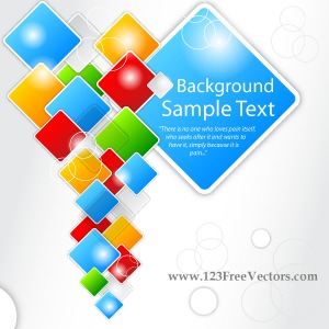 Abstract Square Vector