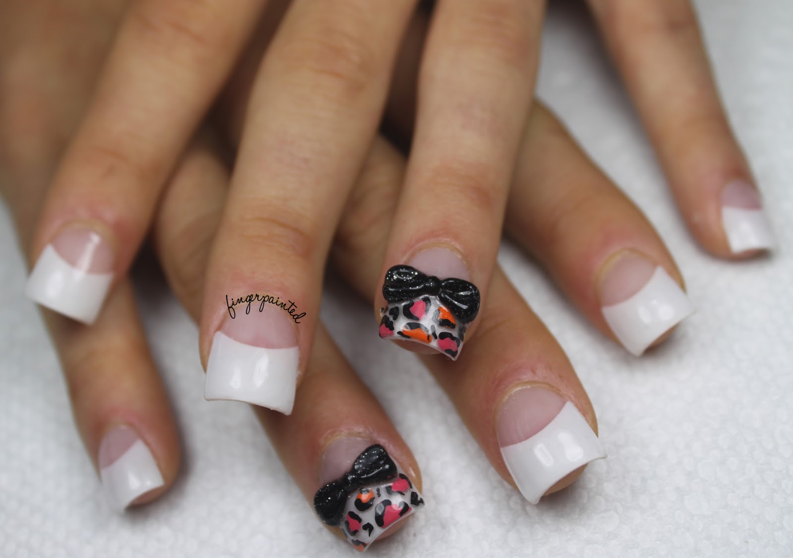 Acrylic Nail Designs with Bows