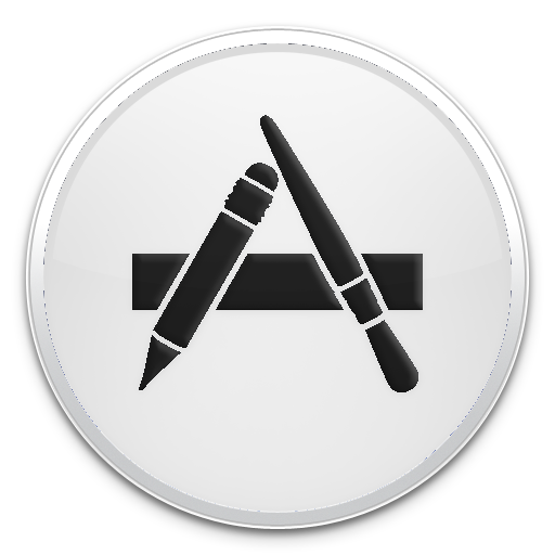 App Store Icon Black and White