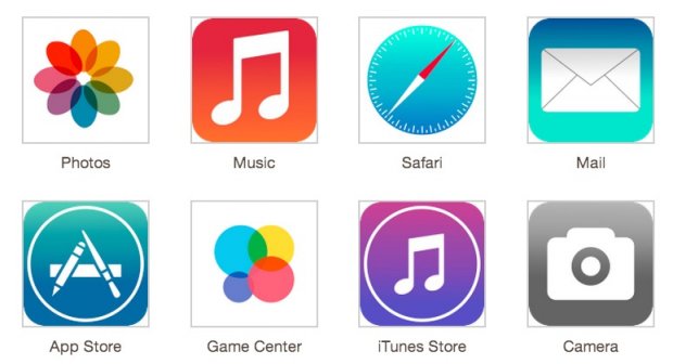 Apple iOS 7 App Icons