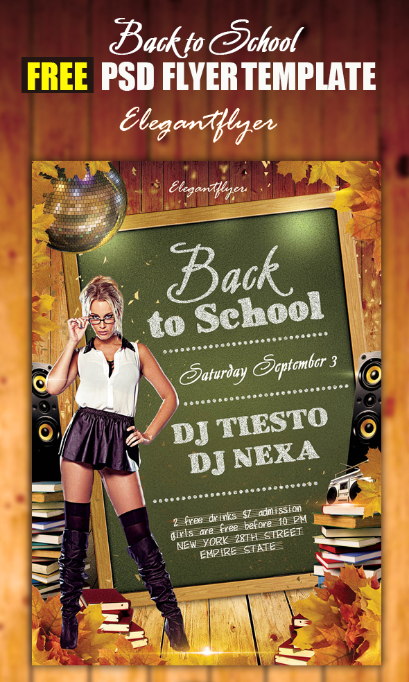 Back to School Flyer Template