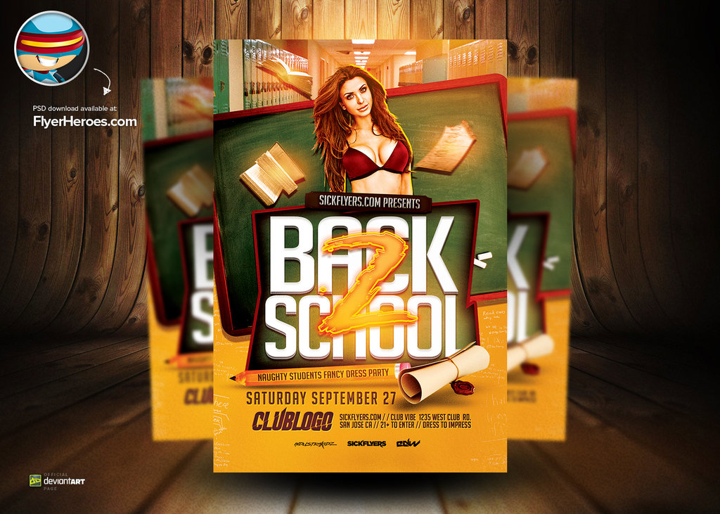 Back to School Flyer Template