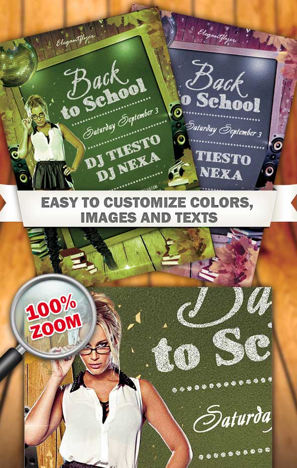 Back to School Flyers Templates Psd for Free